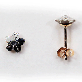 Rantanen Oy- Kukka, swarovski kristalli. Hopea