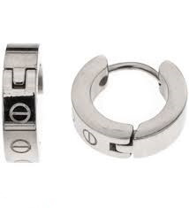 Silver Bar- Ruuvi 4-14, teräskorvakorut 