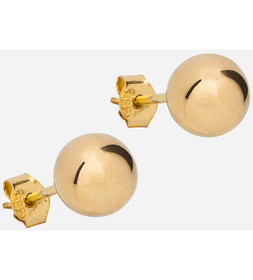 Silver Bar- Pallokorvakorut, kullattu hopea. 