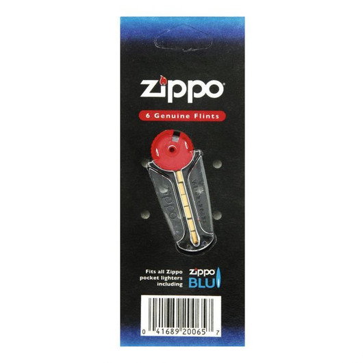 Zippo-  kivet, pakkauksessa 6 kappaletta kiviä.