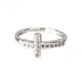 Classic silver- Ristisormus, hopea. USEITA KOKOJA!