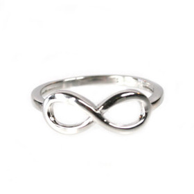 Classic silver- Pieni ikuisuusormus, hopea. USEITA KOKOJA!