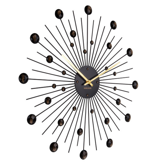 Karlsson- Sunburst, seinäkello. USEITA VÄREJÄ!