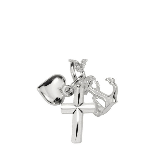 Rantanen Oy- Usko toivo rakkaus, riipus. Hopea