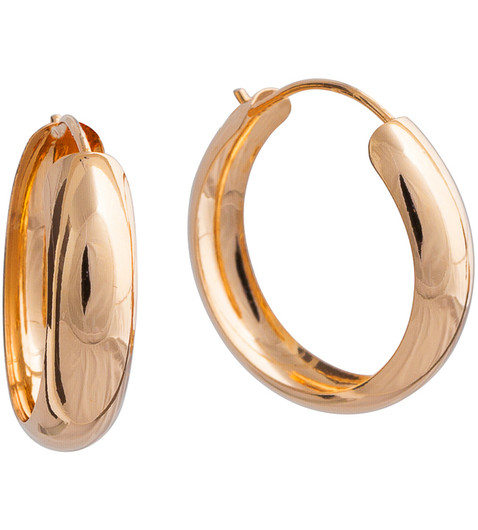 Silver Bar- Rengas kullattu, hopeakorvakorut