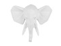 PT- Elephant Wall Head 45 cm Origami. Seinäkoriste 