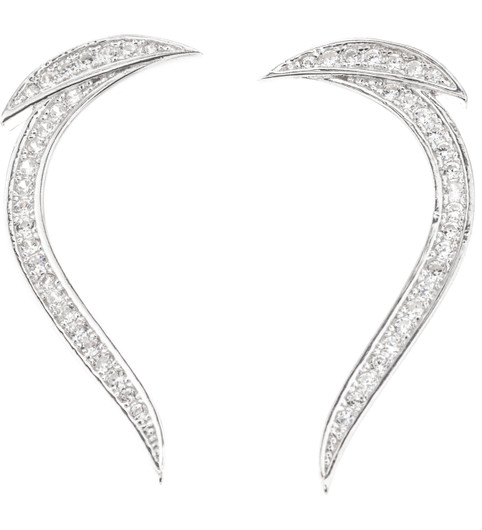 Silver Bar- Kiipeävä purje,  hopeakorvakorut