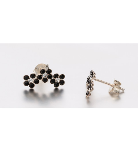 Silver Bar- Triplakukka, hopeakorvakorut. USEITA VÄREJÄ!