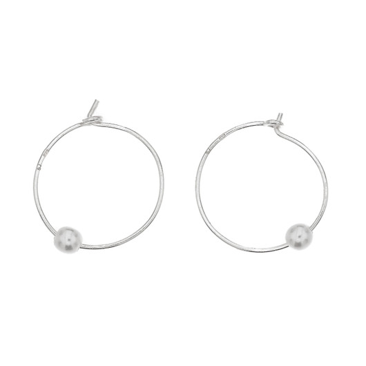 Silver Bar- Harjoitusrengas, hopeakorvakorut