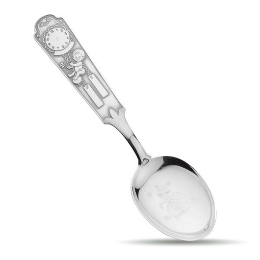 Kultakeskus Oy- Kummilusikka/Lastenlusikka, Kello-kissa