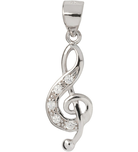 Silver Bar- G-clef, hopeariipus