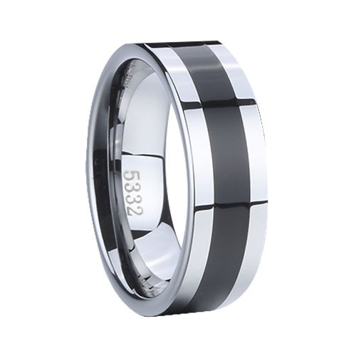 Bosie- Sormus, titaani/tungsten/ceramic