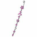 Napakoru- pitkä malli, vaaleanpunaisilla kiteillä