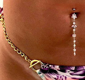 Napakoru- pitkä malli, vaaleanpunaisilla kiteillä