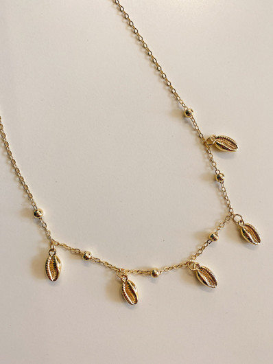 Snö of Sweden- Shelly charm neck 42cm plain