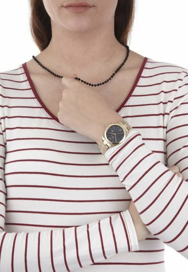 DKNY- Dress Musta/Kullansävytetty teräs Ø36 mm, naisten kello