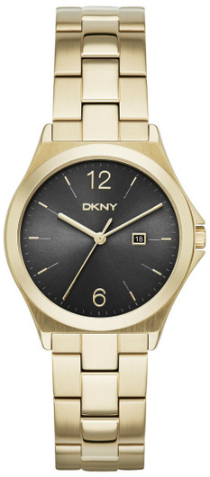 DKNY- Dress Musta/Kullansävytetty teräs Ø36 mm, naisten kello