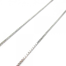 Korutuote Oy- Hopeinen riipusketju, 45cm. venetsia 1mm