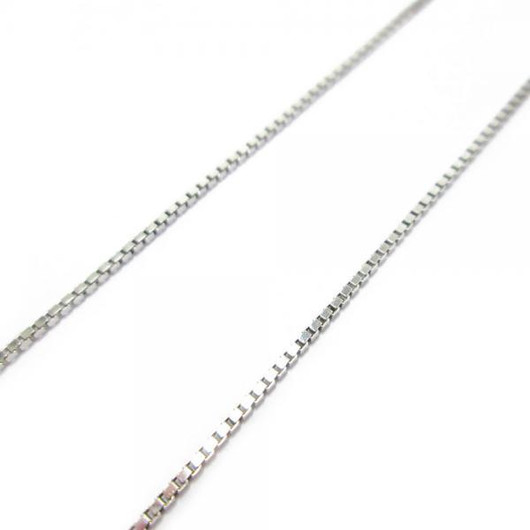 Korutuote Oy- Hopeinen riipusketju, 45cm. venetsia 1mm
