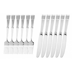 Kultakeskus Oy- Tähkä, Ruokahaarukka ja veitsi 6kpl setti