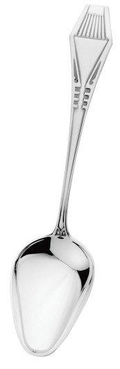 Kultateollisuus- Suomi- sarjan hopeinen Ruokalusikka