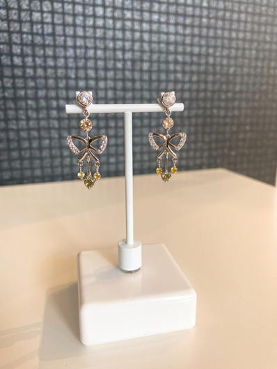 Silver Bar- Butterfly, hopeakorvakorut