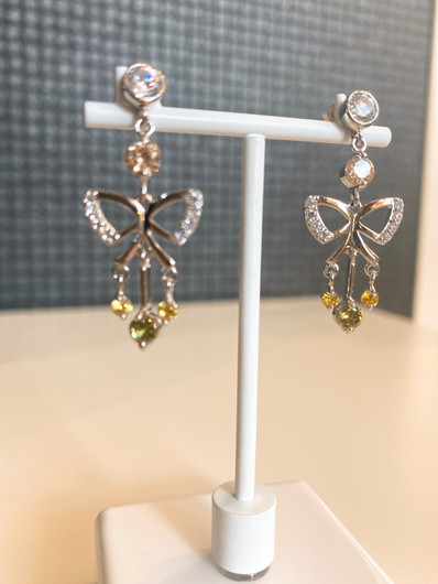 Silver Bar- Butterfly, hopeakorvakorut