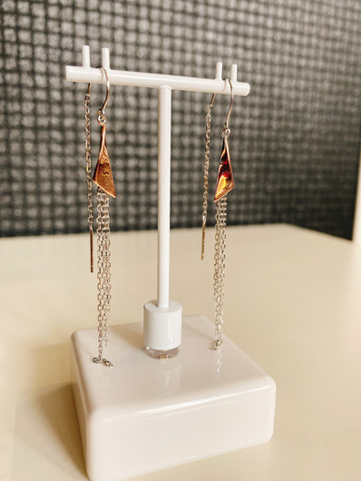 Silver Bar- Splint chain, hopeakorvakorut