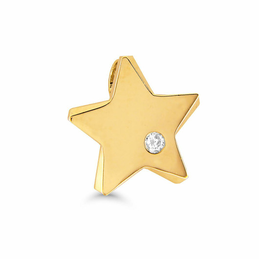 Korutuote Oy- Tähti, keltakulta. Riipus