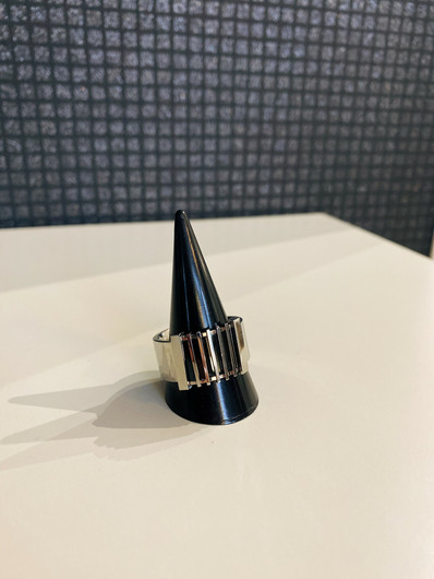 Robert Friman- Sormus, miesten/unisex. Teräs