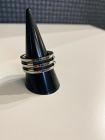 Robert Friman- Sormus, miesten/unisex. Teräs