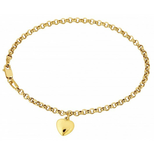  PWP Paakkari Oy- Rannekoru sydän, keltakulta