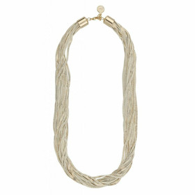 Snö of Sweden- Charlize neck 45cm. Gold/White