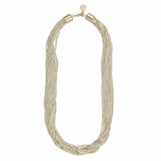 Snö of Sweden- Charlize neck 45cm. Gold/White