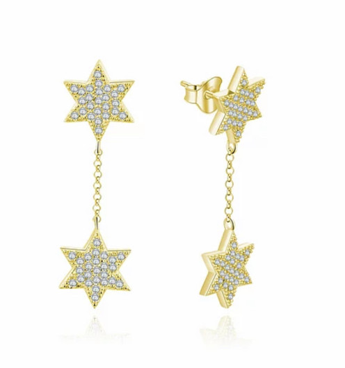 Silver Bar- Star+Star, hopeakorvakorut. USEITA VÄREJÄ!