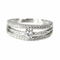 Classic silver- Ristisormus, hopea. USEITA KOKOJA!