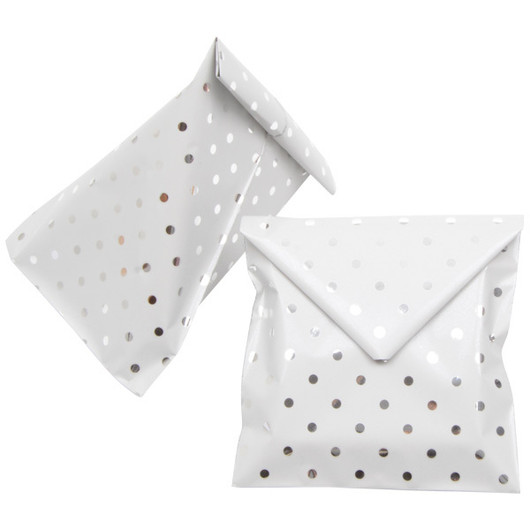 Foliopussi- Lahjapussi, kiiltävä.