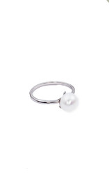 Classic silver- Sormus makeanvedenhelmi, hopea. USEITA KOKOJA!