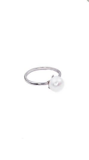 Classic silver- Sormus makeanvedenhelmi, hopea. USEITA KOKOJA!