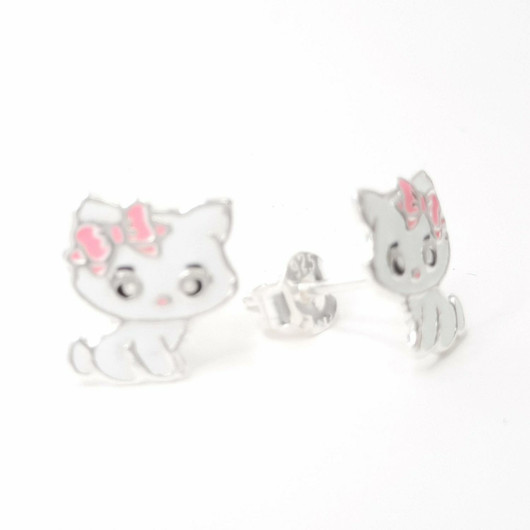 Silver Bar- Hopeakorvakorut, rusettikissa