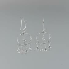 Silver Bar- Chandelier, hopeakorvakorut