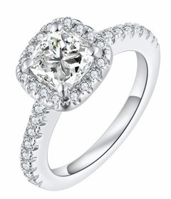 Bosie- Sormus, hopea. Rodinoitu