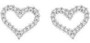 Silver Bar- Sydän, hopeakorvakorut