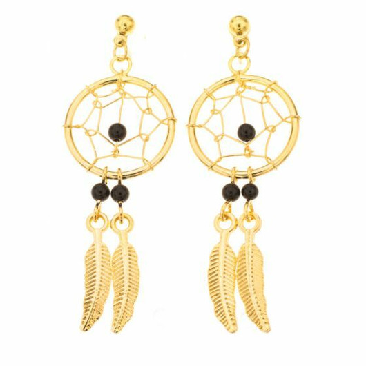 Silver Bar- Dreamcatcher, teräskorvakorut. 