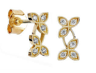 Kohinoor- Timanttikorvakorut, Swan