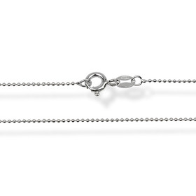 Korutuote Oy- Hopeaketju 45cm Beads Diamond palloketju