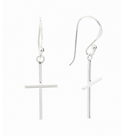 Korutuote Oy- Korvakorut risti, keltakultaa. 