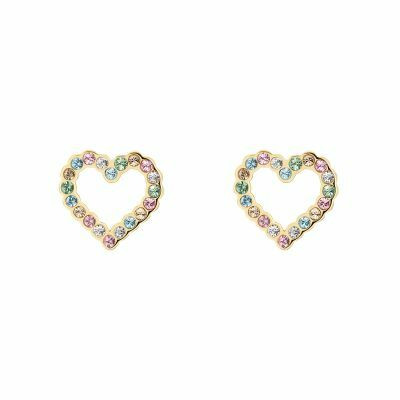 Ted Baker-  Leenah Crystal Heart Stud korvakorut. USEITA VÄREJÄ!