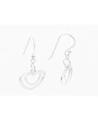 Silver Bar- Hopeakorvakorut, sydän