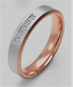 Bosie- Sormus, titaani. Unisex 